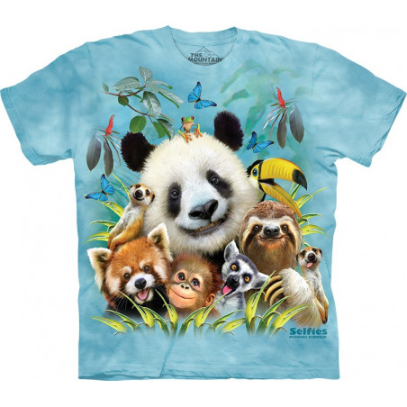 Funny Zoo Selfie T-Shirt Zoo Selfie T-Shirt The Mountain