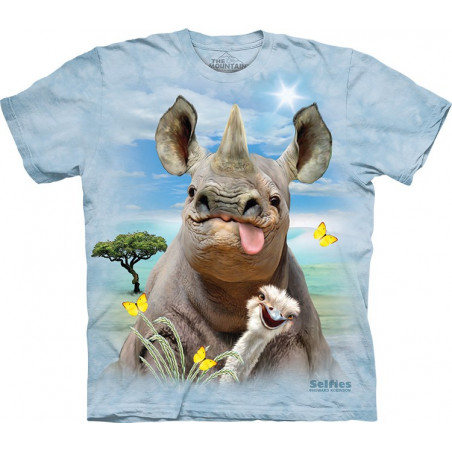 Novelty Rhino Selfie T-Shirt Rhino Selfie T-Shirt The Mountain