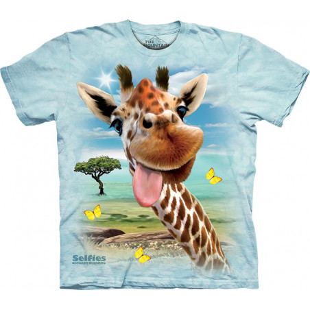 Giraffe Selfie T-Shirt Giraffe Selfie T-Shirt The Mountain