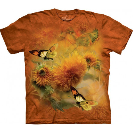 Sunflowers and Butterflies T-Shirt Sunflowers and Butterflies T-Shirt The Mountain