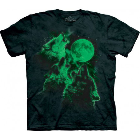 Three Wolf Moon Glow T-Shirt Three Wolf Moon Glow T-Shirt The Mountain