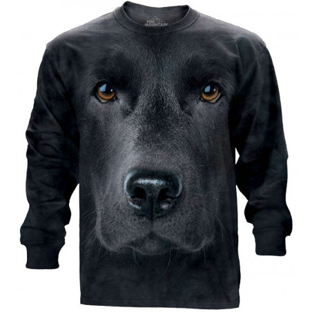 Black Lab Face Long Sleeve Tee Black Lab Face Long Sleeve Tee