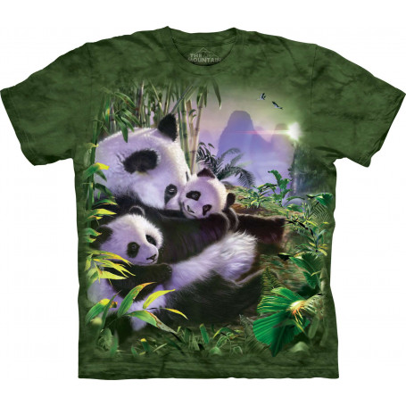 Panda Cuddles T-Shirt The Mountain