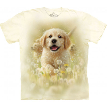 Golden Puppy T-Shirt The Mountain