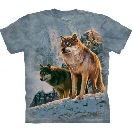 Wolf Couple Sunset T-Shirt Wolf Couple Sunset T-Shirt