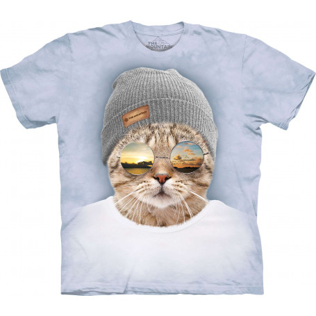 Cool Hipster Cat T-Shirt
