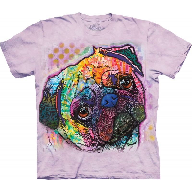 The mountain clearance pug shirt