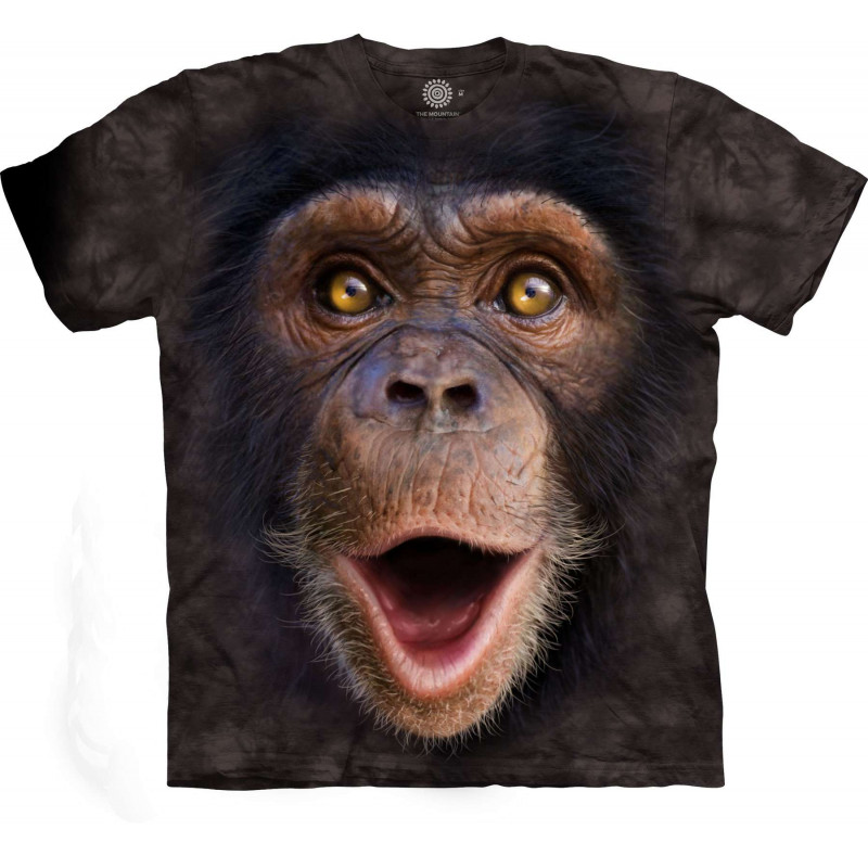 Happy Chimp T-Shirt - clothingmonster.com