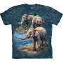 Asian Elephant Collage T-Shirt