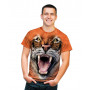 Roaring Tiger Face T-Shirt The Mountain