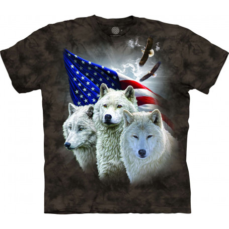 Patriotic Wolves T-Shirt