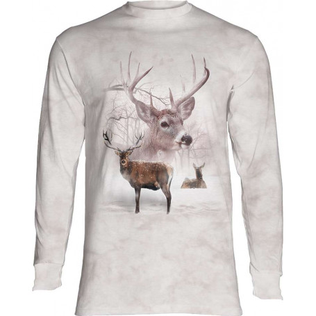 Wintertime Deer Long Sleeve T-Shirt