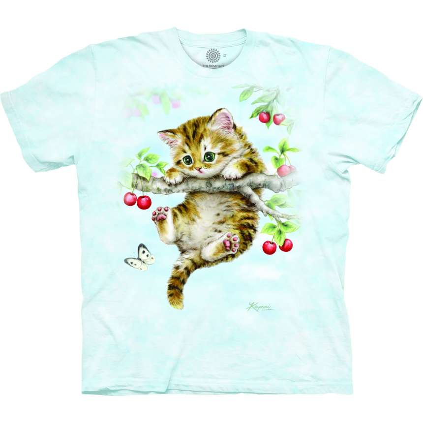 Cherry Kitten T-Shirt - clothingmonster.com