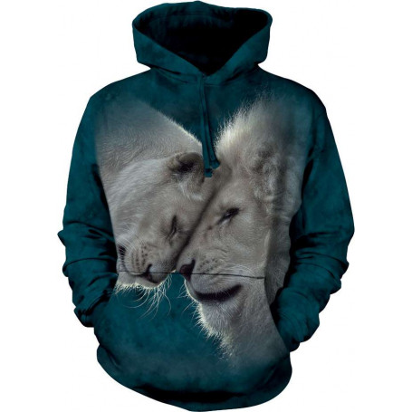 White Lions Love Hoodie