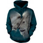 White Lions Love Hoodie