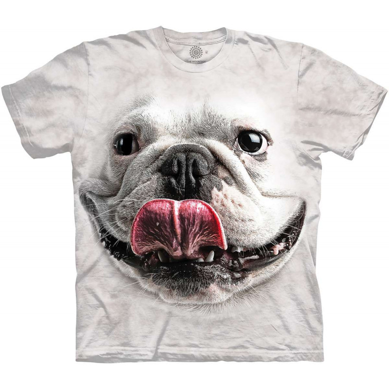 Silly Bulldog Face T-Shirt - clothingmonster.com