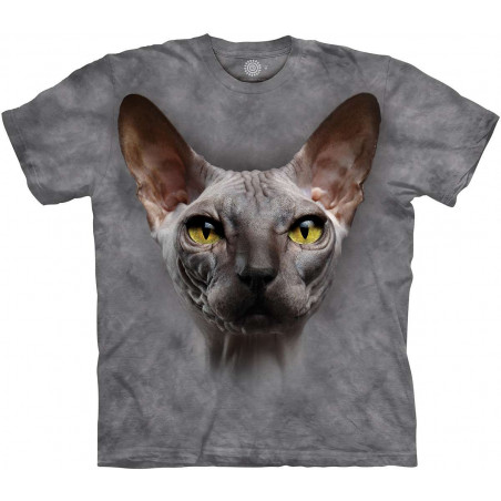 Hairless Cat Face T-Shirt