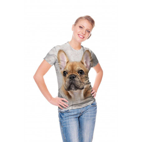 Little Frenchie Face T Shirt