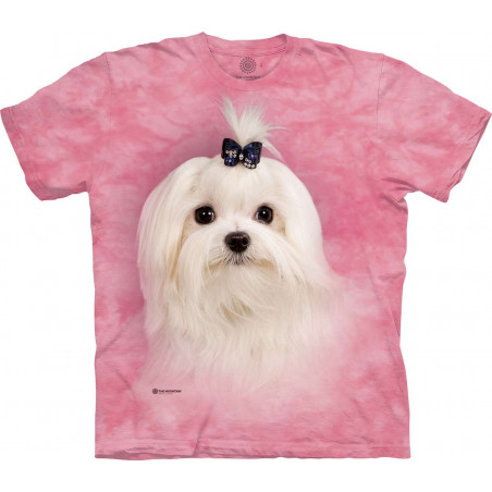 Girly White Maltese T-Shirt Girly White Maltese T-Shirt