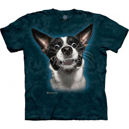 Dog Black and White Funny Face T-Shirt Black and White Funny Face T-Shirt
