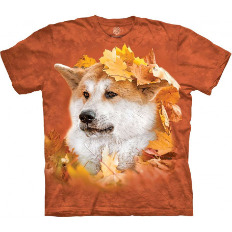 Akita In The Leaves T-Shirt