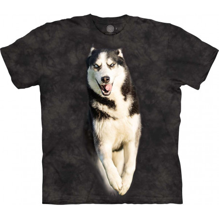 Full Husky In Motion T-Shirt Full Husky In Motion T-Shirt
