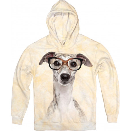 Dog in Glasses Hoodie