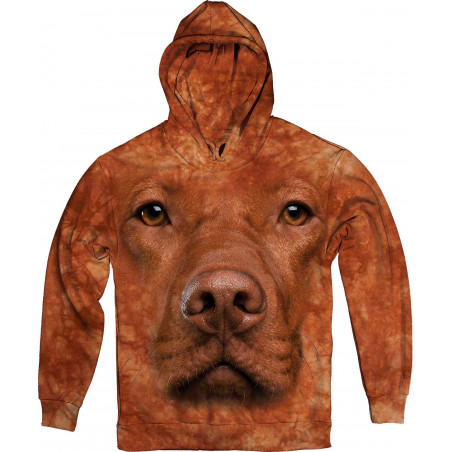 Hungarian Vizsla Dog Serious Hoodie Hungarian Vizsla Dog Serious Hoodie
