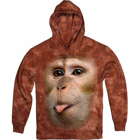 Crab-Eating Macaque Hoodie Crab-Eating Macaque Hoodie