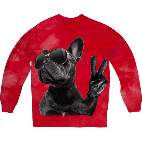Bulldog Peace Sweatshirt