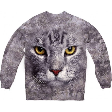 Silver Cat Sweatshirt