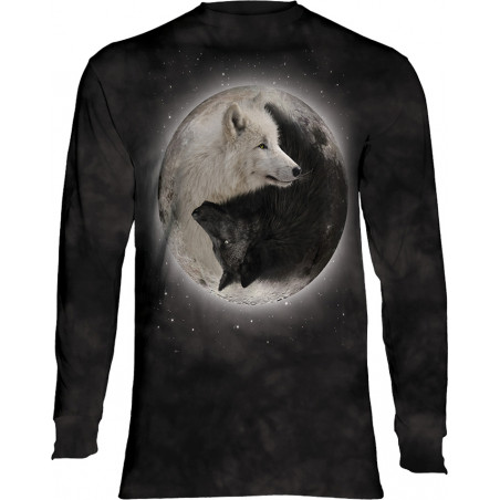 Yin Yang Wolves Long Sleeve Tee Yin Yang Wolves Long Sleeve Tee