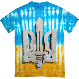 Ukraine 3D Tie-Dye T-Shirt Ukraine 3D Tie-Dye T-Shirt