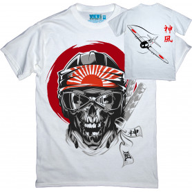 Kamikaze V2 T-Shirt with chest and back graphic print Kamikaze V2 T-Shirt with chest and back graphic print
