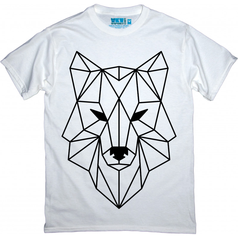 Geometric wolf 2025 t shirt