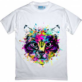 Colorful Cat T-Shirt Colorful Cat T-Shirt