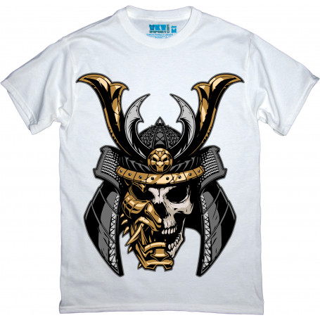 Golden Samurai Skull T-Shirt