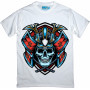 Blue Skull Samurai T-Shirt