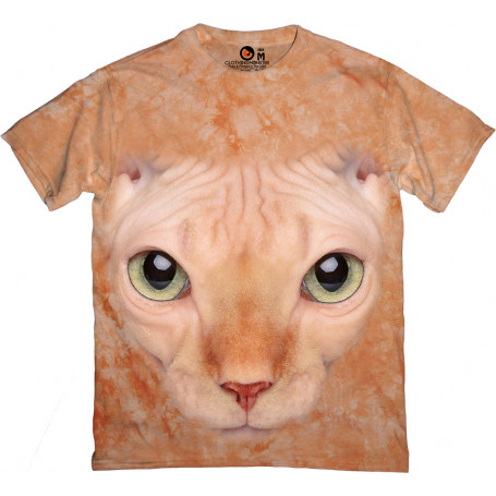 Hairless Cat Face T-Shirt