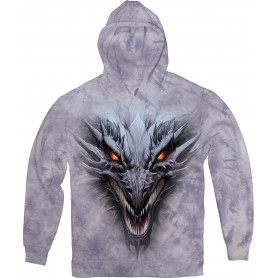 Dragon Head in Grey Hoodie Dragon Head in Grey Hoodie