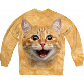 Happy Cat Smile Sweatshirt Happy Cat Smile Sweatshirt