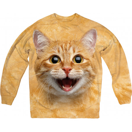 Happy Cat Smile Sweatshirt