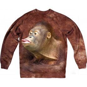 Orangutan Blowing a Raspberry Sweatshirt Orangutan Blowing a Raspberry Sweatshirt