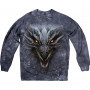 Dragon Head in Black Sweatshirt