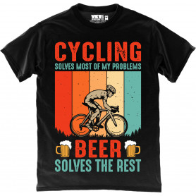 Cycling Beer in Black T-Shirt Cycling Beer in Black T-Shirt