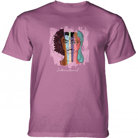 International Women in Pink T-Shirt