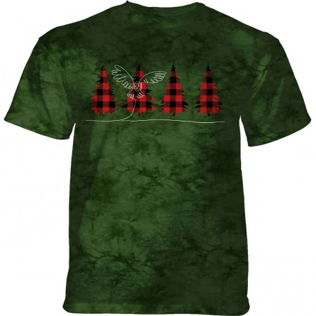 Flannel Owl Outline T-Shirt