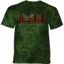 Flannel Owl Outline T-Shirt
