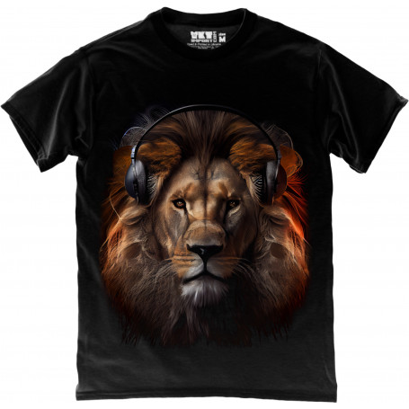 DJ Lion Face T-Shirt