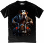 Biker Bulldog T-Shirt
